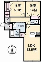 ＢＥＲＥＯ蔵本元町の物件間取画像